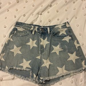 YMI star high waist shorts